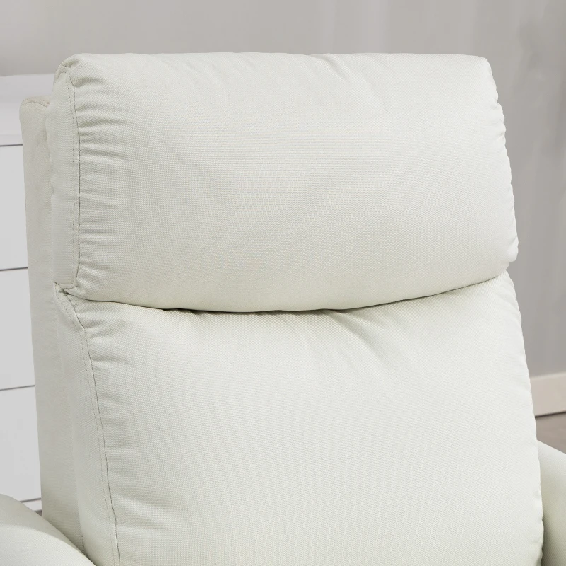 HOMCOM Relaxfauteuil TV-stoel met ligfunctie, pocketveren, voor woonkamer
