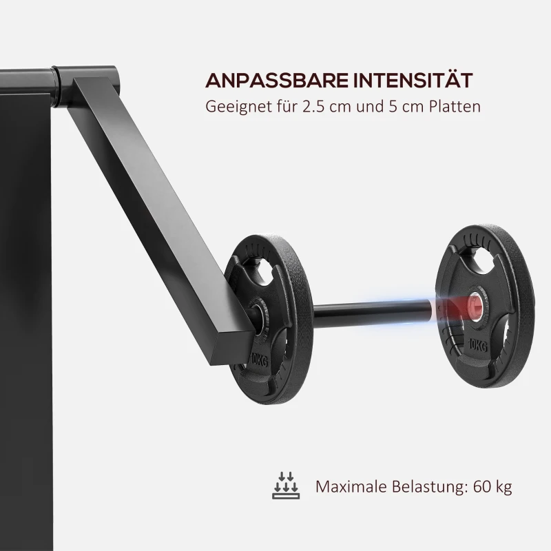SPORTNOW Curlbank & Triceps Extension, 5 Zitverstellingen, 25 Hoeken, Staal & Kunstleder, Zwart(m-7)