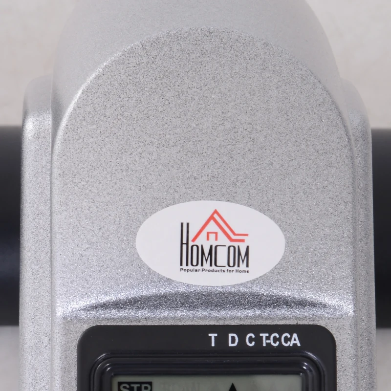 HOMCOM Bicicletă de Exerciții Compactă cu Rezistență Reglabilă și Ecran LCD pentru Antrenament la Domiciliu