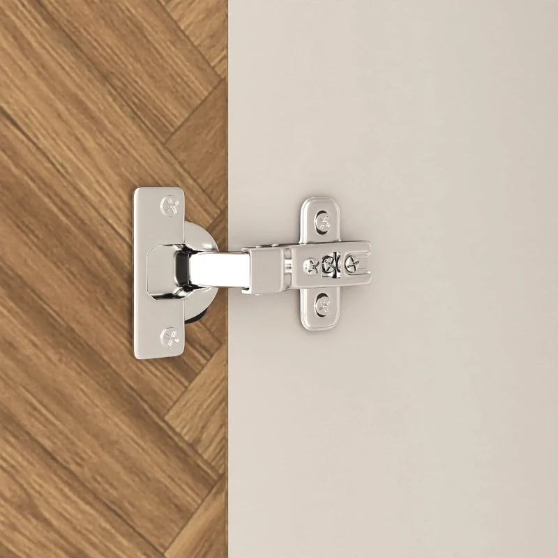 HOMCOM Cabinet Wood-Effect Sticker Surface, Modern Wardrobe with 2 Hanging Rods, 2 Storage Shelves and 2 Drawers, White