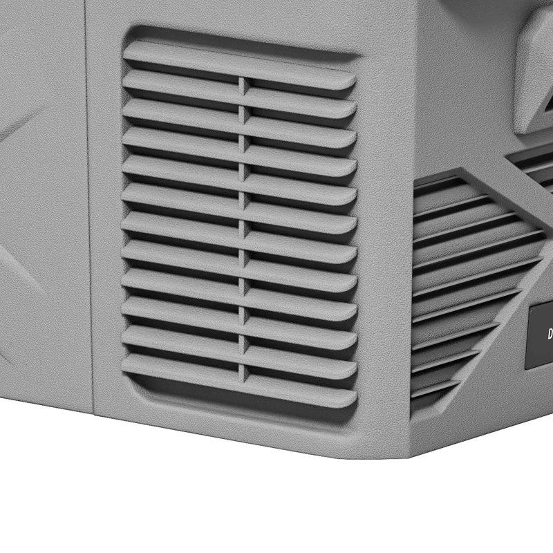 Outsunny Glacière électrique portable 12L, réfrigérateur de voiture portable congélateur et réfrigérateur 12/24V gris