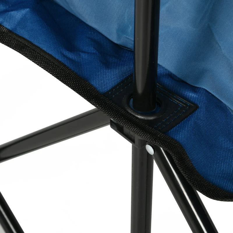 Outsunny 6-persoons campingbank met draagtas blauw