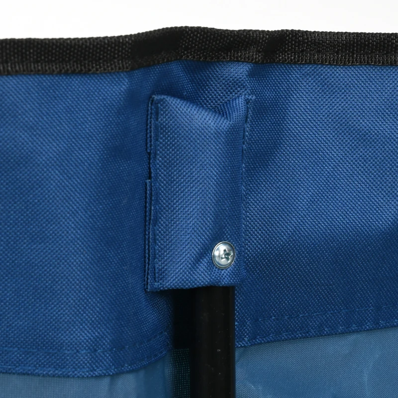 Outsunny 6-persoons campingbank met draagtas blauw