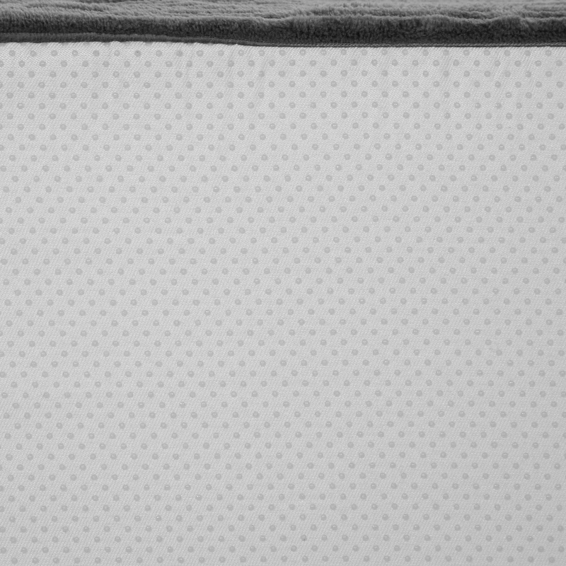 HOMCOM Vloerstoel met rugleuning, corduroy Boneless Cloud opvouwbare slaapstoel met dikke vulling, donkergrijs