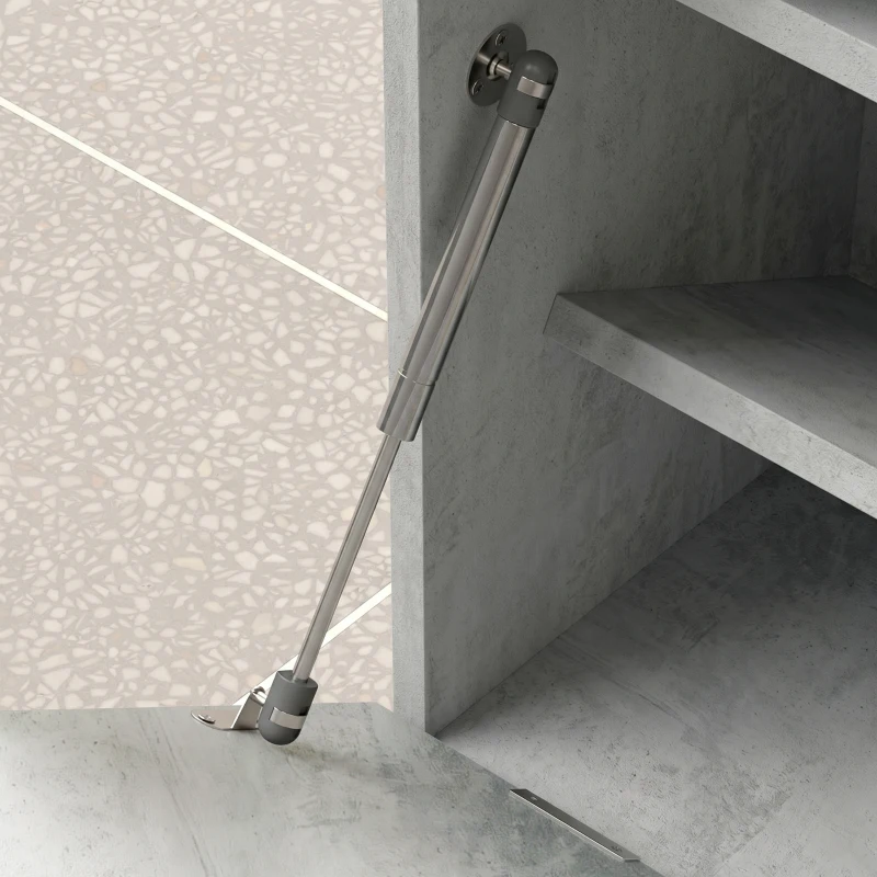 HOMCOM Ensemble meuble d'entrée avec meuble à chaussures abattant, vestiaire avec miroir, tiroir et plateau, gris