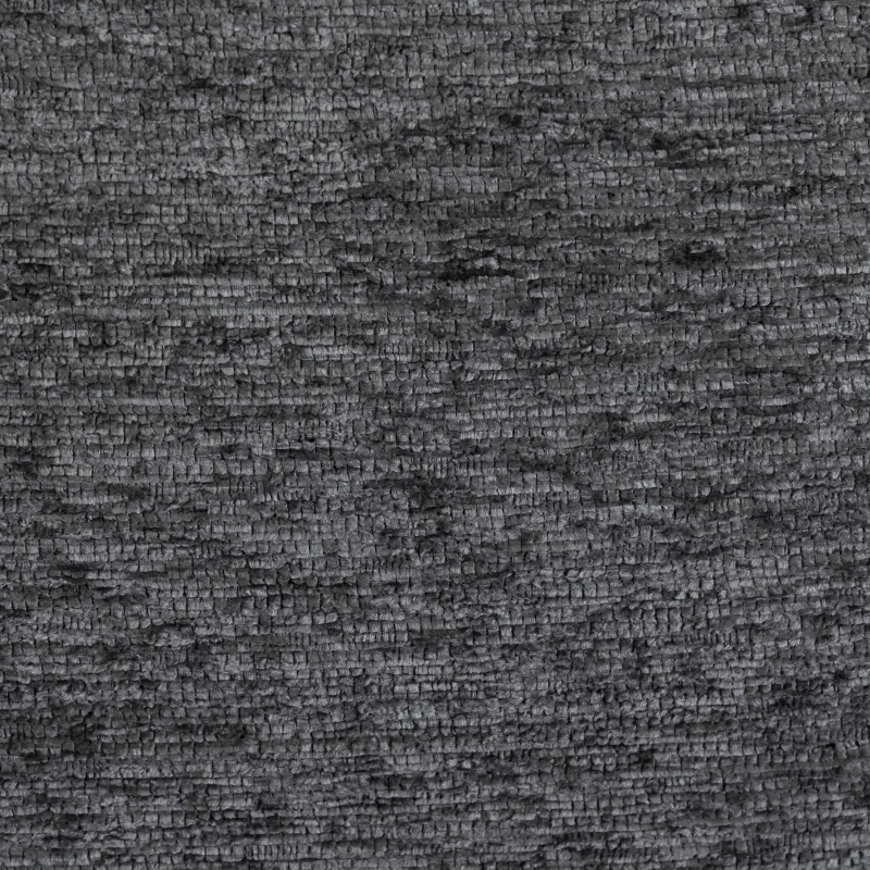 HOMCOM Canapé 3 places en chenille 248 cm, canapé salon moderne, large assise rembourrée, coussins à ressorts, gris