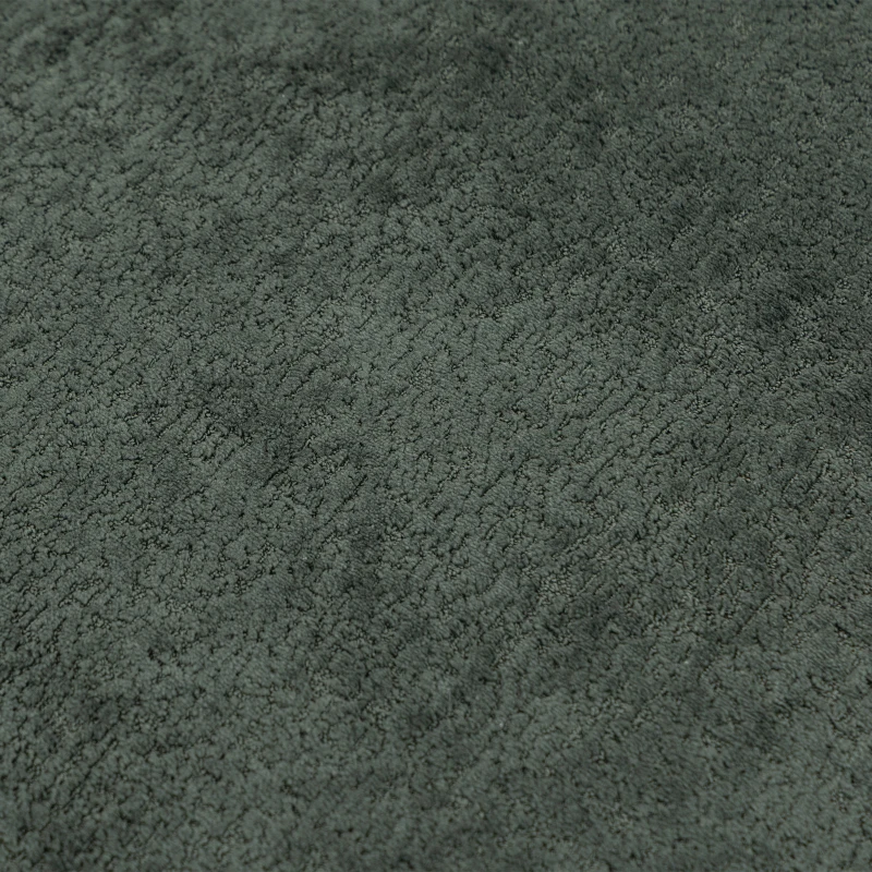 HOMCOM Divano 3 posti in chenille da 225 cm con seduta ampia e cuscino a molle, verde scuro