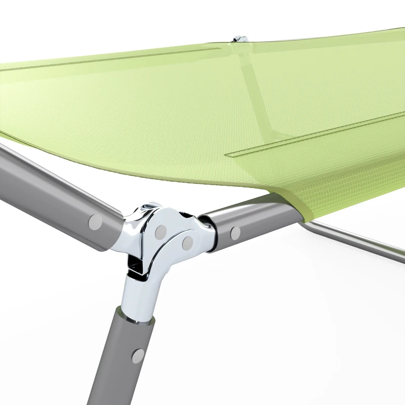 Outsunny Ligstoel liggen ligbank voor buiten stoel relax lounger lounger voor in het bad tweebenig 4 kleuren