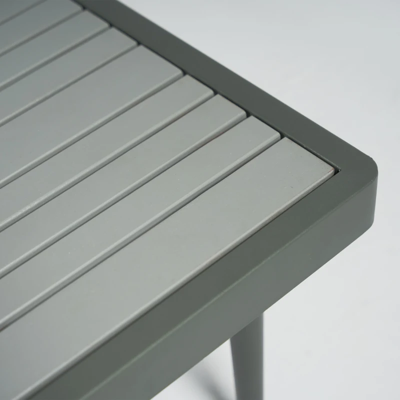 Outsunny Thee-Piece 'L' Rattan Sofa Set - Grey