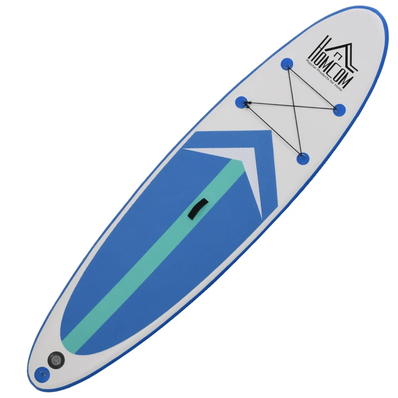 HOMCOM Stand up paddle gonflable surf planche de paddle pour adulte dim. 320L x 80l x 15H cm nombreux accessoires fournis PVC