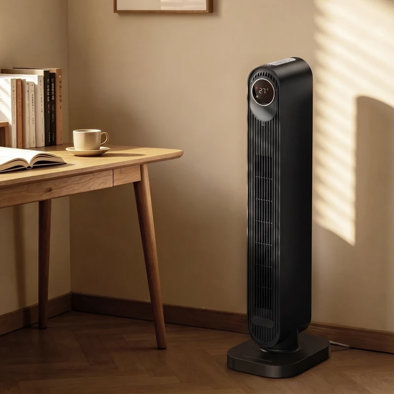 HOMCOM 2000W Ceramic Electric Heater with Fan, Timer, Oscillation - Black