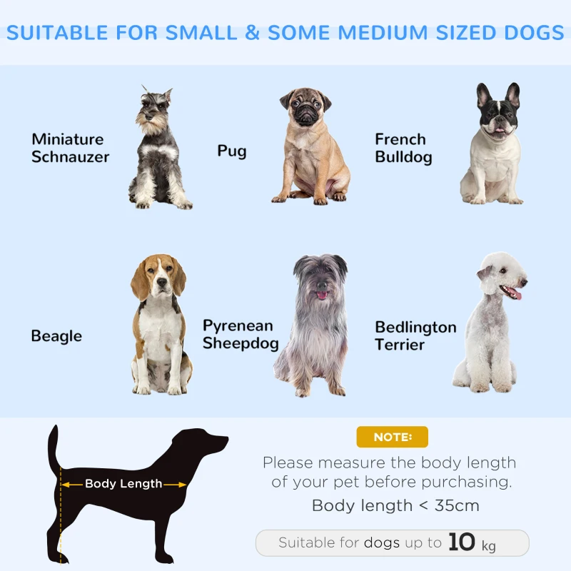 PawHut Hundesofa Hundebett aus holländischem Samt Hundecouch mit Rückenlehne, Holzbeine, Kissen Blau