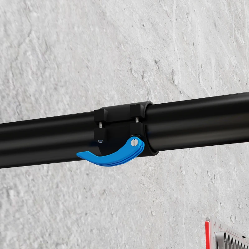 HOMCOM Support de réparation de vélo réglable en hauteur, pince rotative 360°, charge max. 25kg, 41-60x13x13cm, noir