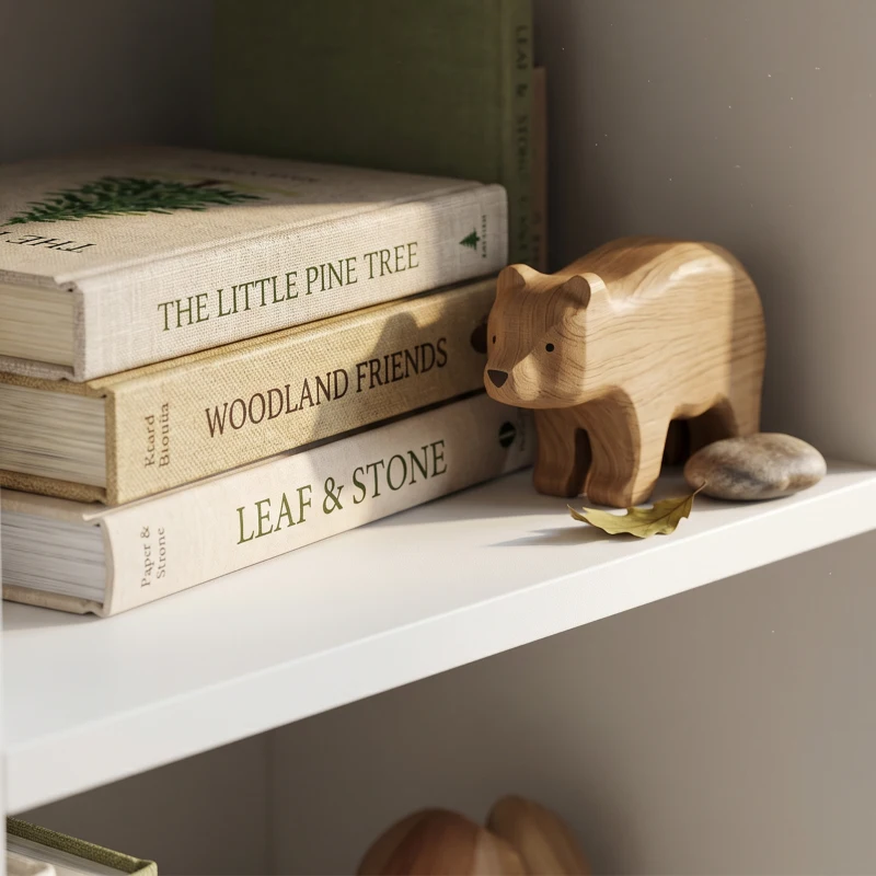 AIYAPLAY Libreria 3 in 1 per bambini con panca, 6 scomparti e cuscino, bianco
