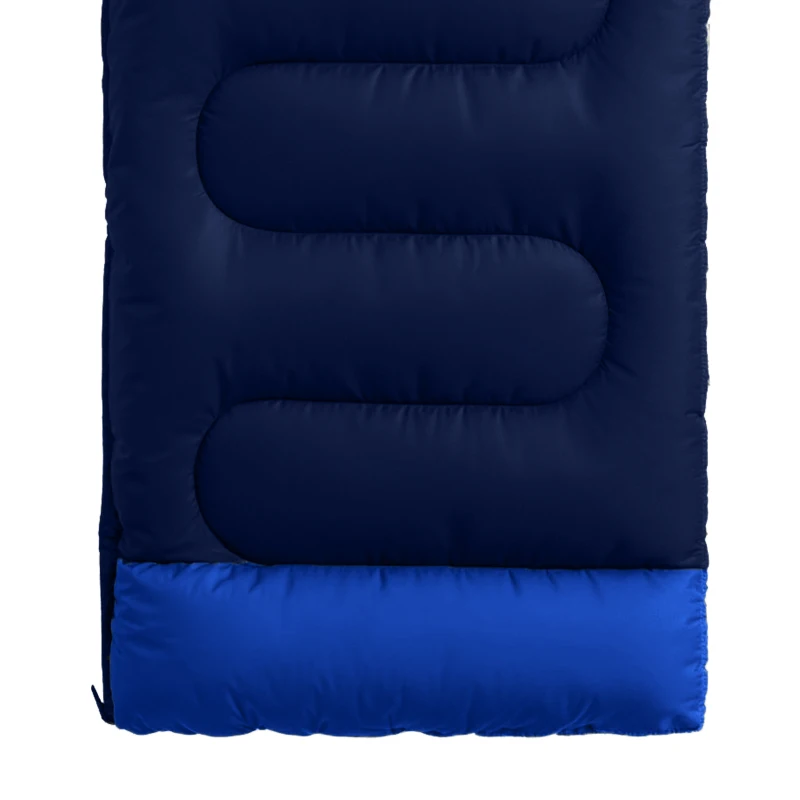 Outsunny Sleeping Bag for Adults, Lightweight & Compact Sleeping Bag, 3 Seasons, Navy Blue