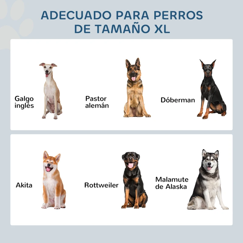 PawHut Comedero Elevado para Perros Grandes con 2 Cuencos de 2000ml y Almacenamiento Oculto 60x30x41 cm Marrón Oscuro