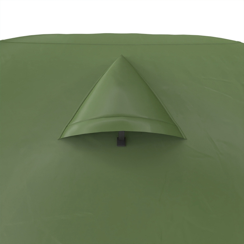Outsunny Tente de Camping pour 4 Personnes, 2 Chambres, Fenêtres et Portes, Tapis de Sol, Crochet au Plafond, 323x248x150cm, Vert