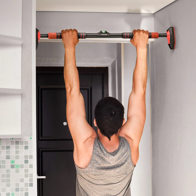 SPORTNOW Pull Up Bar, for 92-120cm Doorways, No Screws, Maximum load 200kg