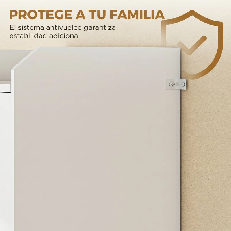 HOMCOM Armario Alto de Baño con Cesto Ropa Sucia con Compartimentos Abiertos y Estantes Ajustables 40x30x170 cm Blanco