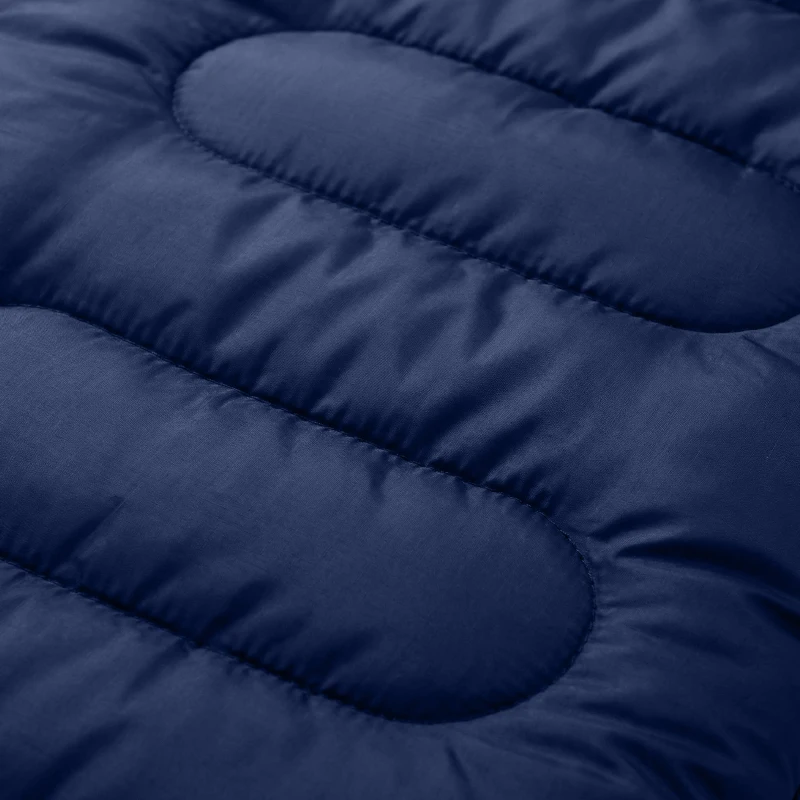Outsunny Sleeping Bag for Adults, Lightweight & Compact Sleeping Bag, 3 Seasons, Navy Blue