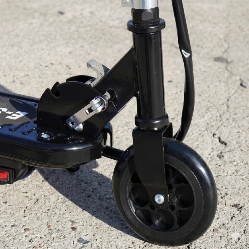 HOMCOM Trottinette électrique pliante pour enfant de +7ans, 120W Vitesse max 12km/h, 74x36x82,5-92,5 cm Noir(m-9)