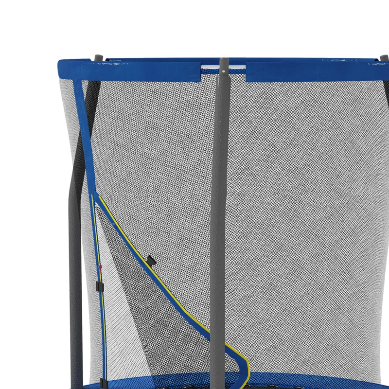 SPORTNOW 6ft Trampoline with Safety Enclosure Net, Steel Frame Outdoor Trampoline, with Edge, Safety Cover