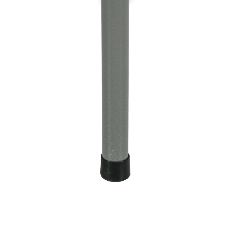 Outsunny Table ronde de jardin pliante Ø122 cm peut accueillir 6 personnes pour évènement, structure métal, plateau HDPE