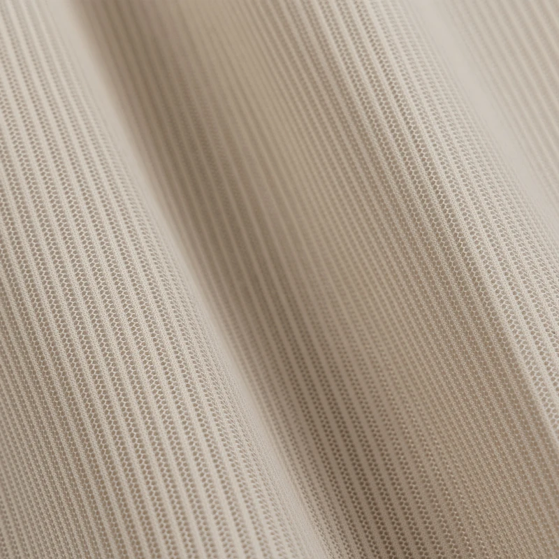 HOMCOM Sedia da ufficio ergonomica in rete con braccioli ribaltabili e altezza regolabile, beige