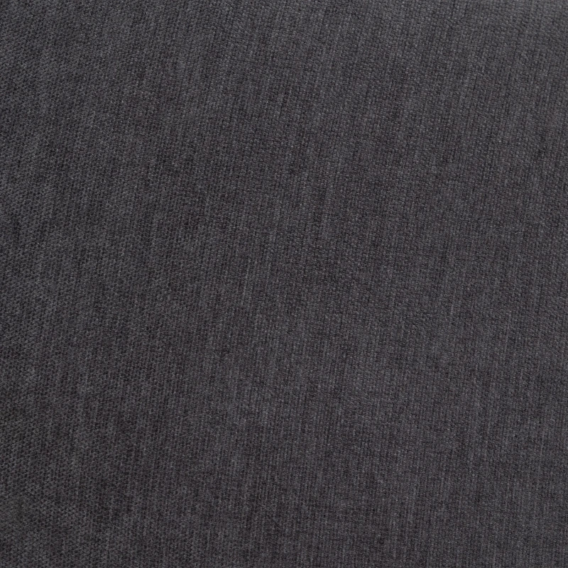 HOMCOM Canapé d'Angle Modulable 242 cm, Canapé 3 Places en L avec Méridienne Réversible, 2 Oreillers, Tissu Aspect Lin, Gris