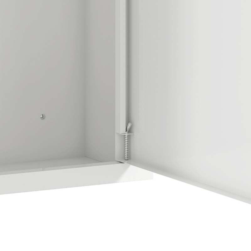 HOMCOM Wall Mount Medicine Cabinet, Bathroom Cabinet with Combination Lock, Door and Storage Shelves, White