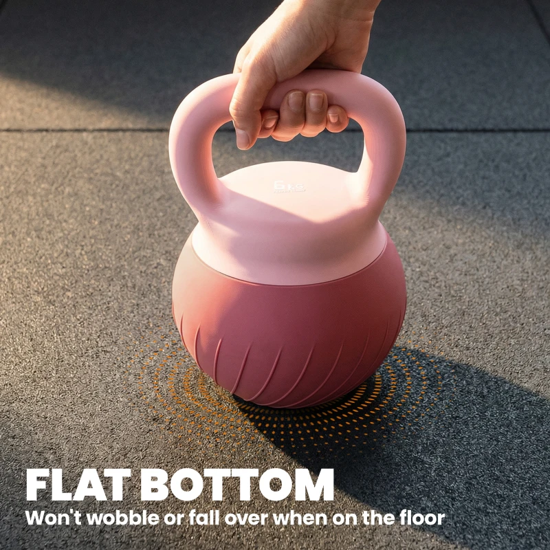 SPORTNOW Soft Kettlebell, 6kg Kettle Bell with Anti-Slip Grip for Home Gym Weight Lifting and Strength Training