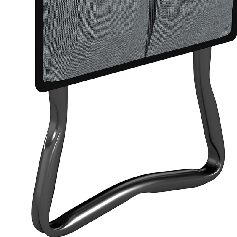 Outsunny Tabouret de Jardin Pliable 2 en 1, Coussin en Mousse EVA et 4 Poches à Outils Amovible, Charge 150kg, 58x28x49cm, Gris