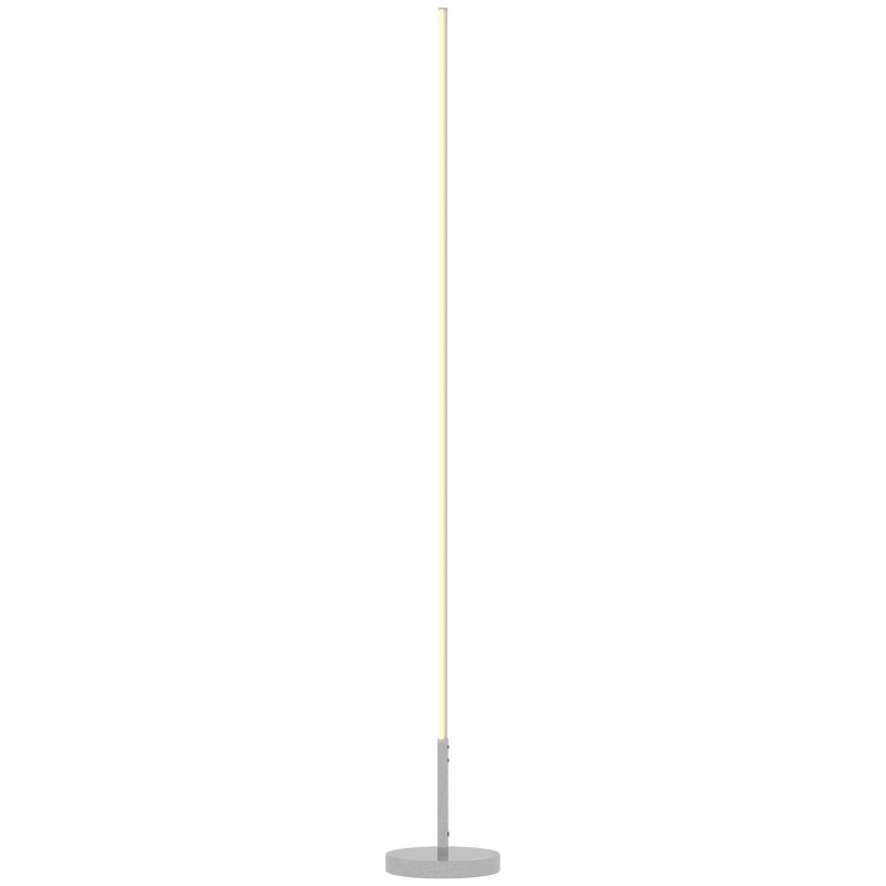 HOMCOM LED Staande Lamp met Instelbare Kleurtemperatuur voor Woonkamer, Slaapkamer, Kantoor, 20 x 20 x 150 cm