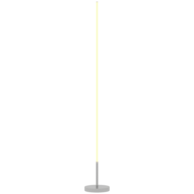 HOMCOM LED Staande Lamp met Instelbare Kleurtemperatuur voor Woonkamer, Slaapkamer, Kantoor, 20 x 20 x 150 cm