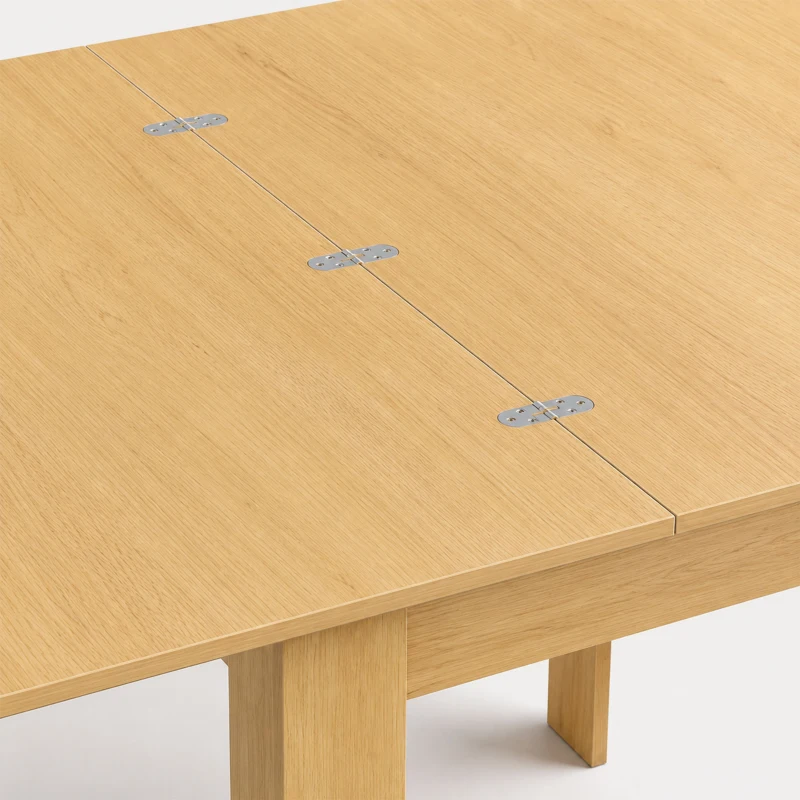 HOMCOM Square Dining Table, Modern Small Dining Table with Wood Effect, Space Saving, Non-slip Foot Pads, White