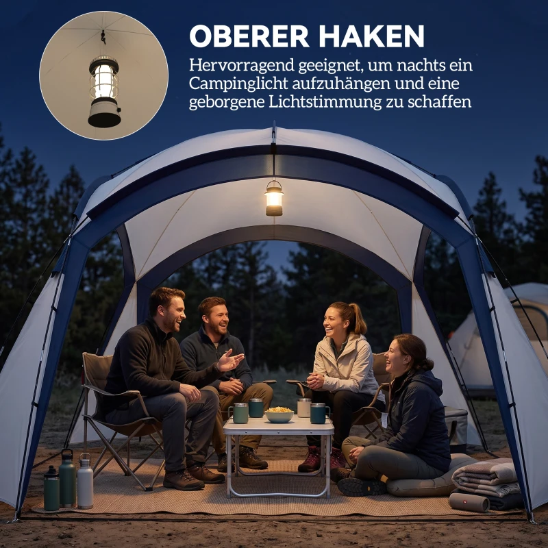 Campingtent tuintent feesttent partytent zonwering glasvezelstang