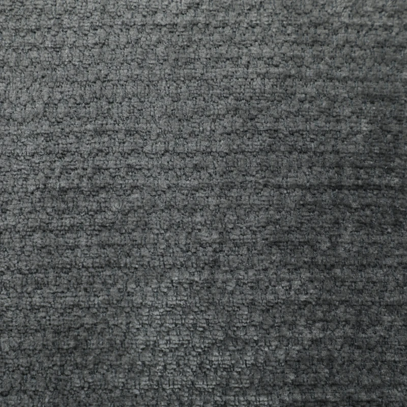 HOMCOM Sofá 2 Plazas en Chenilla, Sofá de Salón 156 cm, Asiento y Reposabrazos Anchos Acolchados, 2 Cojines, Gris