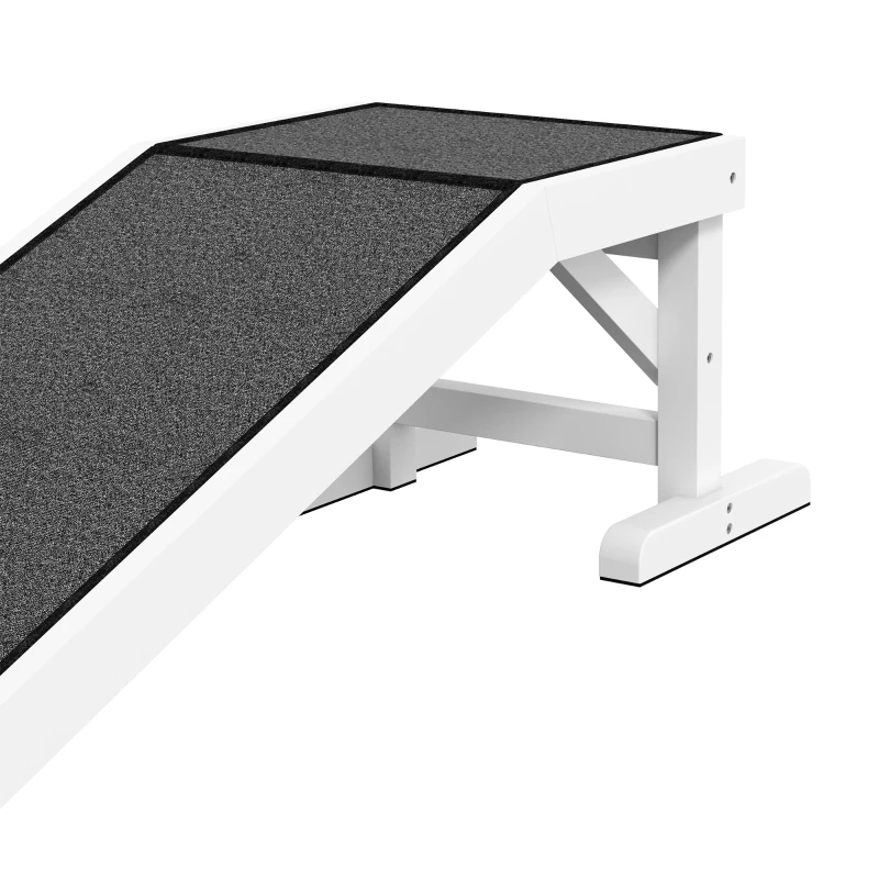 PawHut oprit voor huisdieren met antislip tapijt 125 cm x 40 cm x 35,5 cm