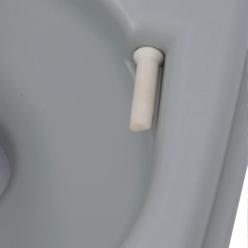 HOMCOM Campingtoilet, 20 L Mobiel WC, Campingtoilet met spoel- en afvoertank, 35,5 x 41 x 42,5 cm, plastic, grijs