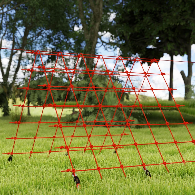 AIYAPLAY Ninja Line Kinder 10m Slackline Set mit Turnringe Schaukel Kletterleiter Kletternetz für 3-6 Jahre 1000x300x180 cm Rot