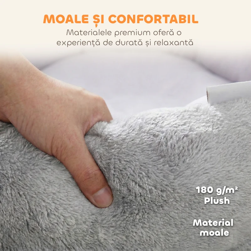 PawHut exterior pat cuib rotund confortabil