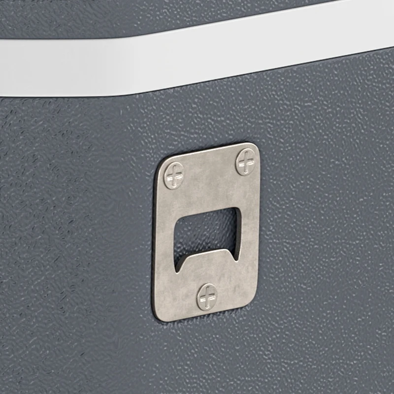 Outsunny Glacière Électrique Voiture 25L, Contrôle via Application, Modes MAX & ECO, 12V/240V, -20 à 20 °C, 58x33x38,3cm, Gris