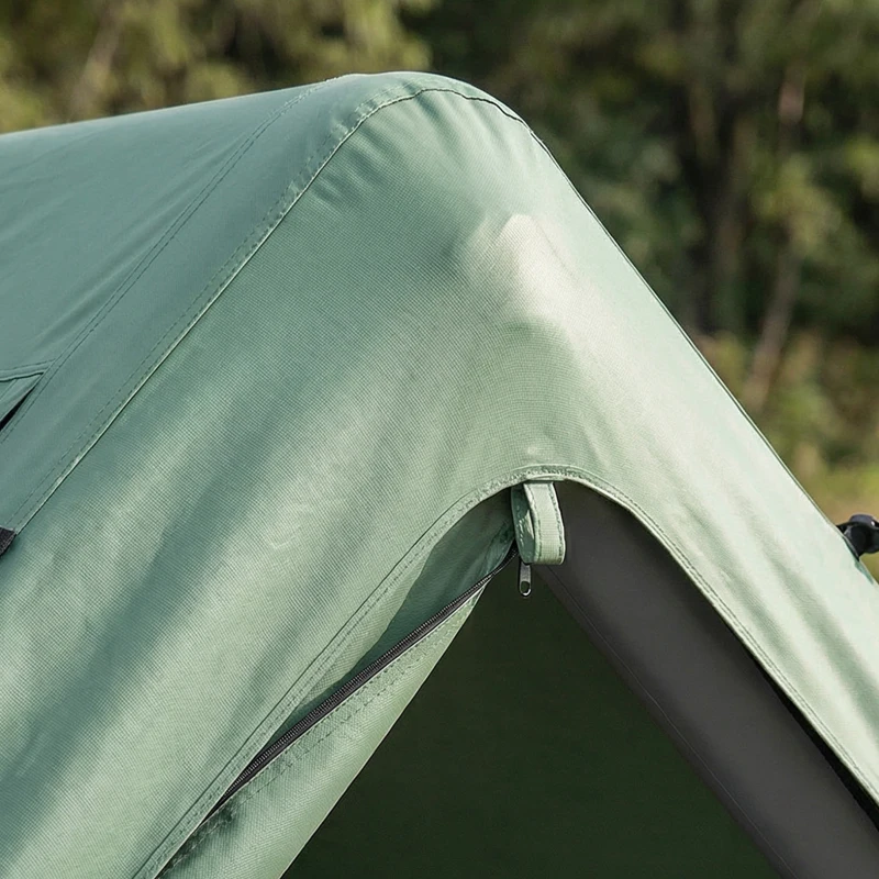 Outsunny Opblaasbare Tent 8-10 Personen Snelle Opzet 4-Seizoenen Waterdicht Krasbestendig Tent met Kachelopening Dakramen