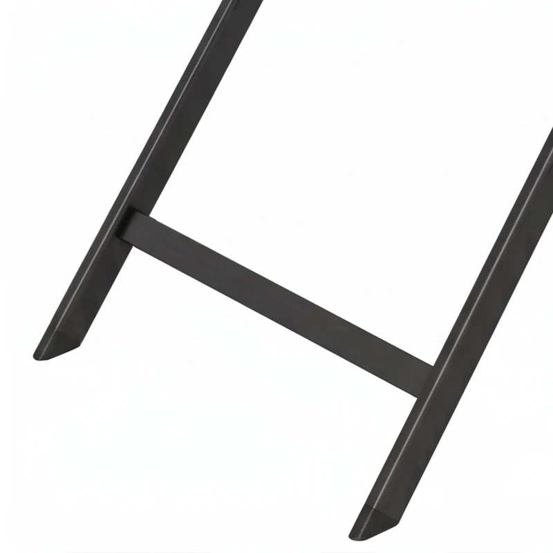 Outsunny Opvouwbare Tuinetafel 70x70 cm, Weerbestendige Balkontafel met Rasterontwerp Vierkant Zwart