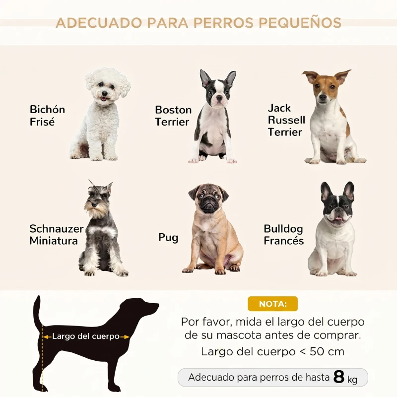 PawHut Sofá para Perros Pequeños 64x45x36 cm Tapizado en Terciopelo con Cojín Lavable y Patas de Madera de Abedul Gris Oscuro