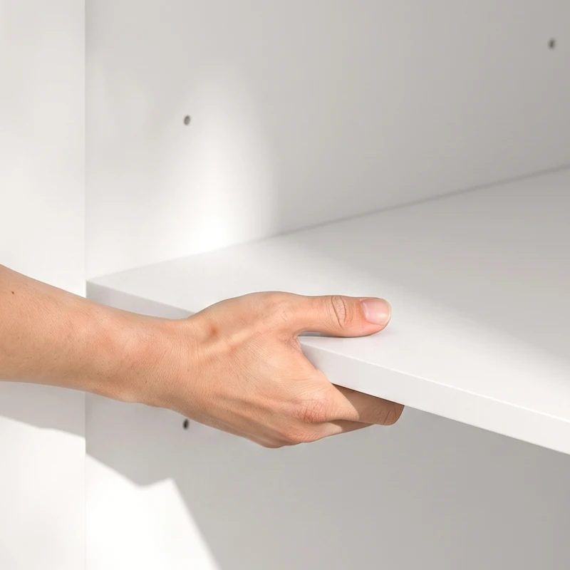 HOMCOM Modern Kitchen Cupboard, Storage Cabinet with 2 Doors, Adjustable Shelf and Metal Legs, White