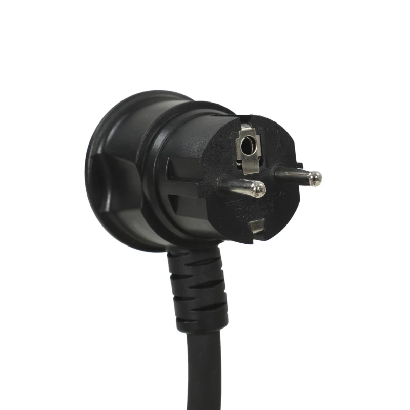 HOMCOM Cable de Carga Coche Eléctrico Tipo 2 3,7kW 5m 6-16A Temporizador 1-12h Enchufe Schuko Pantalla LCD IP65 de Pared Bolsa