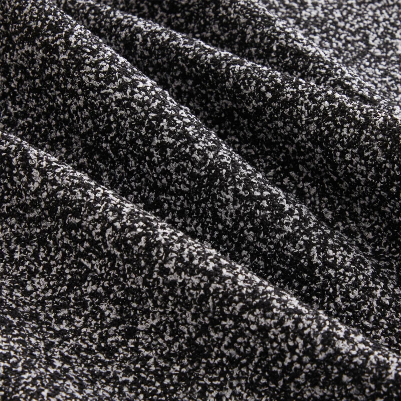 Divano modulare con funzione letto, schiuma ad alta resilienza e molle insacchettate, 292x165x68 cm, Nero