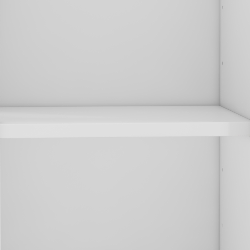 Armadio scarpiera con 3 ante a ribalta salvaspazio dal design moderno, 90x25x121 cm, Bianco