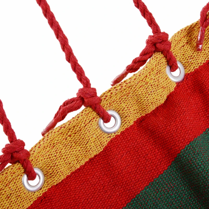 Outsunny Hangstoel zwevende stoel hangmat stoel gestoffeerde stoel buiten 100 x 60 cm tot 120 kg